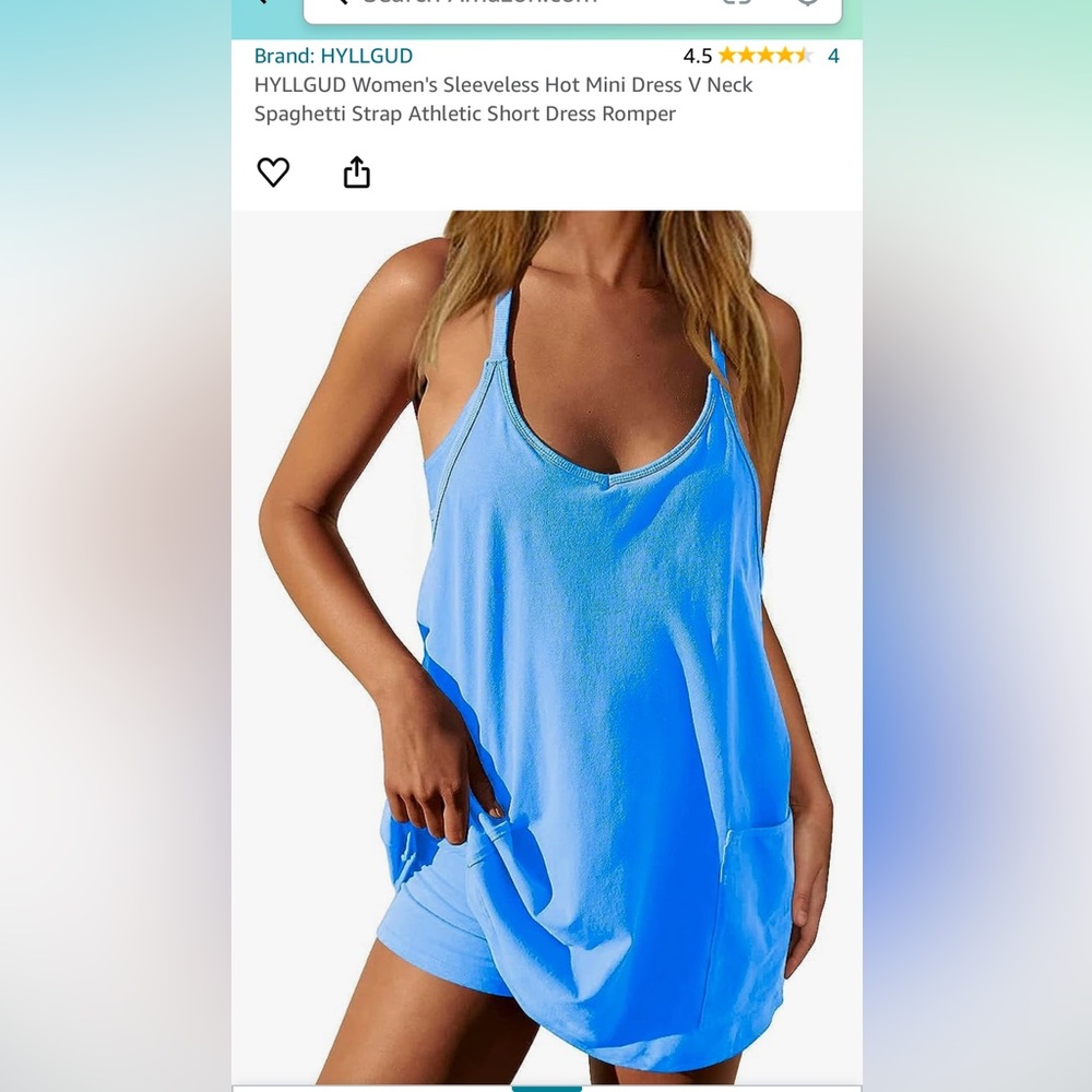 Free People mini dress dupe with romper